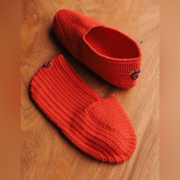 NWOT OddBird Co Nazar Handmade Patik Traditional Crocheted Bootie - Picture 1 of 6